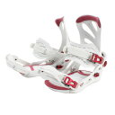 FLUX F9GS WHITE スノーボードビンディング 付属品:TH (Lady's)