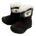 ボグス(BOGS) ジュニア Bモック チェック スノーブーツ BOGS78626-CHECK BLK (Jr)