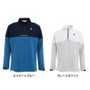 ルコック スポルティフ(Lecoq Sportif)ゴルフウェア ヒートナビ ハーフジップシャツ QGMUJB12(メンズ)