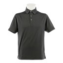 PG ゴルフウェア メンズ ボーダー半袖ポロシャツ PGLS-1901 BLK (Men's)