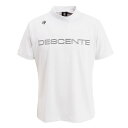 デサントゴルフ（DESCENTEGOLF） ゴルフウェア 吸汗速乾 UVカット 高通気 モックネック半袖Tシャツ DGMTJA00XB WH00 （メンズ）