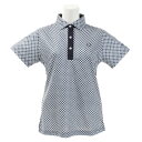 フィドラ（FIDRA） ゴルフウェア レディース ミニフラワー 半袖ポロシャツ FI51UG09 WHT （Lady's）