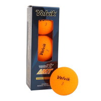 ボルビック（Volvik） ゴルフボール VIVID XT AMT 3個入り #オレンジ （Mens、Ladys）の画像