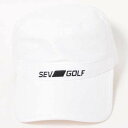 セブゴルフ(SEV GOLF) メッシュドゴールワークキャップ (メンズキャップ) 13-SGDGS30-WHT ※店頭展開商品の為、汚れが有る場合がございます。 (Men's)