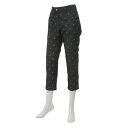 マリ・クレール スポール(marie claire sport) ドット柄クロップド (レディースパンツ) 716-303 BK (Lady's)