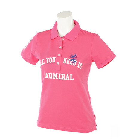 アドミラル（Admiral） テーマロゴ ポロシャツ (レディース半袖ポロシャツ) ADL…...:victoriagolf:10295375