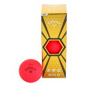 キャロウェイ(CALLAWAY) E・R・C ボール ボールドレッド 3個入り BL ERC19 BOLD RED 3ケ (Men's)