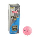 Volvik(ボルビック) VOLVIK S4 PINK ゴルフボール3個入り【2017年モデル】 (Men's)