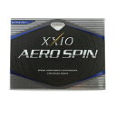 ダンロップ(DUNLOP) ▼XXIOエアロスピン BLU12ケ (メンズゴルフボール) XXASBLU12ケ (Men's)