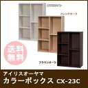 【カラーボックス 収納ボックス】アイリスオーヤマ CBボックスCX-23C オフホワイト/フレンチオーク/ブラウンオーク【収納 ボックス おしゃれ BOX 引き出し 扉付き インナーボックス スリム 棚 シェルフ 小物 リビング収納 組み立て自由】【送料無料】【★】
