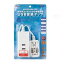 YAZAWA ヤザワコーポレーション 海外用マルチ変換タップ HPM6USB3WH