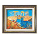 (額装品)世界の名画9573 F6 ゴッホ「アルルのはね橋」 117140