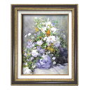(額装品)世界の名画9573 F6 ルノワール「花瓶の花」 117171