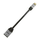HORIC HDMI-HDMI MINI変換アダプタ 7cm シルバー HCFM07-010