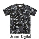 ショッピングセール価格 カモフラージュ Tシャツ（ 迷彩 Tシャツ） JT048YN アーバンデジタル XLサイズ 送料込！