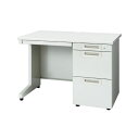 プラス 片袖机 RJ-107A-3 WH ホワイト 引出A 送料込!