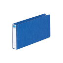 (まとめ) リヒトラブ リングファイル 5"×11"判ヨコ型(統一伝票)(背幅35mm) F-1227 藍 1冊入 【×5セット】