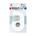(まとめ) ニチバン セロテープ 小巻カッター付 15mm×9m ホワイト CT-15DRW 1個 【×30セット】 送料込!