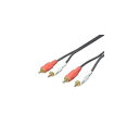 (まとめ)変換名人 オーディオケーブル(赤・白)1.8m RCA2-18G【×10セット】 送料無料!