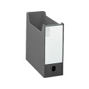 (まとめ)ライオン事務器 ボックスファイルA4ヨコ 背幅102mm ブラック BF-32M 1個 【×5セット】 送料込!