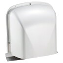 UKステンレスM型フード付ガラリ 100φ MG(メタリックグレー) UK-MZEV100B-MG【006-0942】