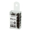 コクヨ ダブルクリップ Scel-bo 個箱タイプ 極豆サイズ 口幅13mm 10個 黒 クリ-J37D