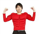 ムキムキマッチョTシャツ 赤