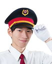 駅員さんの帽子
