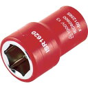 TZ314STRUSCO 絶縁ソケット(6角) 差込角9.5 対辺14mm7624174