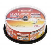 maxell　DW120PLWP.20SP　録画用DVD-RW　PLAIN　STYLE　ワイドプリンタブル　2倍速　20枚スピンドル　約5%OFFのセール価格で販売！