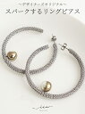 【再入荷♪♪11月28日20時より】「Vieo」スパークするリングピアス