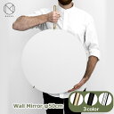 MOEBE ウォール ミラー 50cm ムーベ WMBR50 ブラス ブラック クロム 壁掛け 鏡 ふちなし 円形 インテリア 北欧 おしゃれ 丸 ぶら下げ シンプル WALL MIRROR