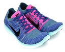 WMNS NIKE FREE RN FLYKNIT DK PURPLE DUST/BLACK ウィメンズ ナイキ フリー ラン フライニット