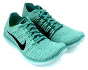WMNS NIKE FREE RN FLYKNIT HYPER TURQ/BLACK-VOLT-RIO TEAL ウィメンズ ナイキ フリー ラン フライニット
