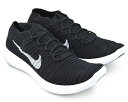 NIKE FREE RN MOTION FLYKNIT BLACK/WHITE-VOLT-DARK GREY ナイキ フリー RN モーション フライニット