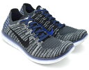NIKE FREE RN FLYKNIT GYAKUSOU BLACK/CLLG NAVY-ANTHRCT-CL GRY ナイキ フリー ラン フライニット ギャクソウ