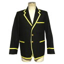 ☆【送料無料】blues dress(ブルースドレス)パイピングデザインテーラードジャケット(ブレザー)【美品】【中古】【2017aw】