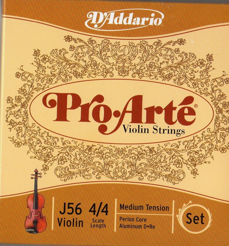 バイオリン弦　プロ・アルテ Pro Arte　4弦セット（E A D G)...:violinjp:10000282