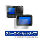 【15%OFFクーポン配布中】GoPro HERO 9 Black 保護 フィルム OverLay Eye Protector for GoPro HERO9 Black メイン・サブ用セット 目にやさしい ブルーライト カット ゴープロ ヒーロー9