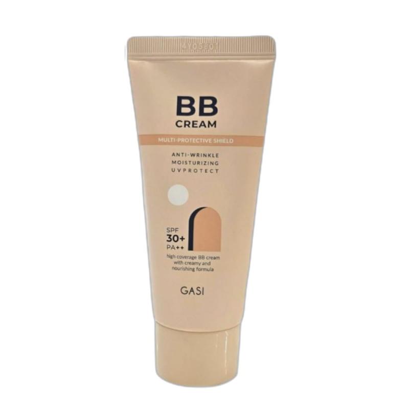 GASI(ガシ) アンチリンクル モイスチャライジング UVプロテクト BBクリーム アイボリー SPF30+・PA++ 50g