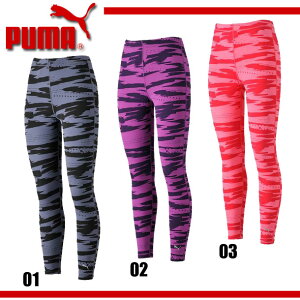 LIGHTCOMPRESSIONグラフィック【PUMA】プーマ陸上ランニングウェアレディースタイツ(902987)<★別倉庫puma4※68>