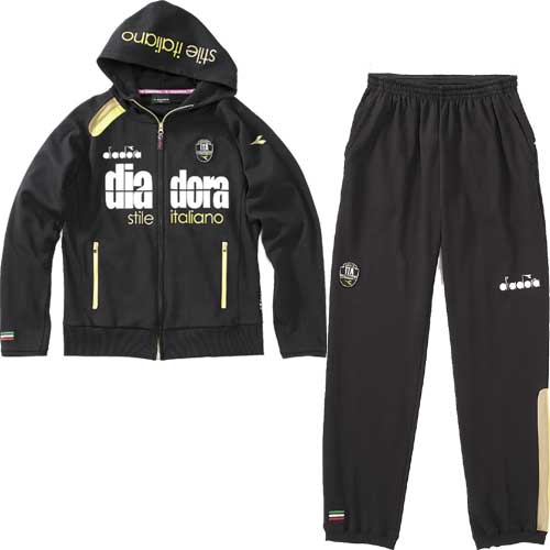 スウェットZIP HDYジャケット　パンツ　【DIADORA】ディアドラ　上下 特価　 23au24ju（sp1172/1272）