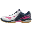 ウエーブファング FL(レディース) 【MIZUNO】ミズノ バドミントン シューズ (71GA1630)*28