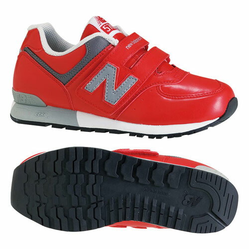 JV576L 【NewBalance】ニューバランス ジュニアシューズ（JV576L-RD ＜br＞）＜メーカー取り寄せ商品のため発送に4〜5日掛かります＞