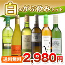 がぶ飲みワイン「白」6本セットが2980円夏だ！ワインだ！ガブ飲みだ！バイヤー厳選白ワイン★1本あたり497円