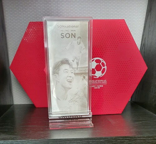 2021 韓国 1st COMM シルバーノート <strong>ソン・フンミン</strong> メダル 4000枚限定 新品