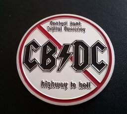 【極美品/品質保証書付】 アンティークコイン モダンコイン [送料無料] CBDC Highway to Hell -1 oz .999ファインシルバーエナメルアートラウンド /バーレアフィッシュ CBDC HIGHWAY TO HELL - 1 Oz .999 Fine Silver Enameled Art Round / Bar RARE FIND