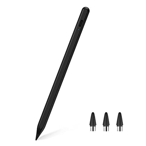 【全機種対応】スタイラスペンKINGONEタッチペンiPad/スマホ/タブレット/iPhone対応たっちぺん極細超高感度磁気吸着機能対応ipadペンUSB充電式スマホペン