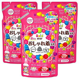 <strong>ボールド</strong> 液体 香りの<strong>おしゃれ着</strong>洗剤 詰め替え 400G×3個
