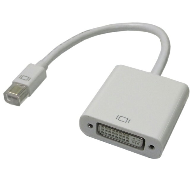 vodaview MiniDisplayPort to DVI 変換アダプタ〔白〕【PCモ…...:vodaview:10000019